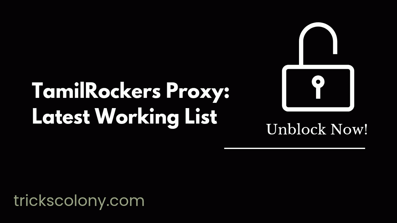 TamilRockers Proxy List